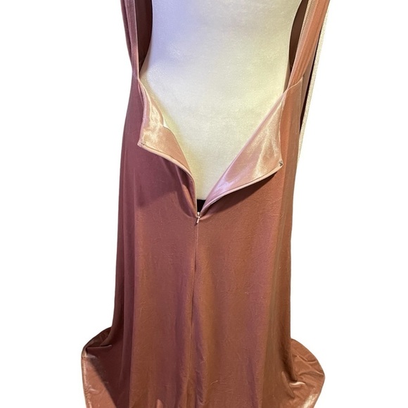 REVELRY Pink Velvet Micah Convertible
Tie Maxi Dress Back Zipper - Size Medium - Picture 5 of 16